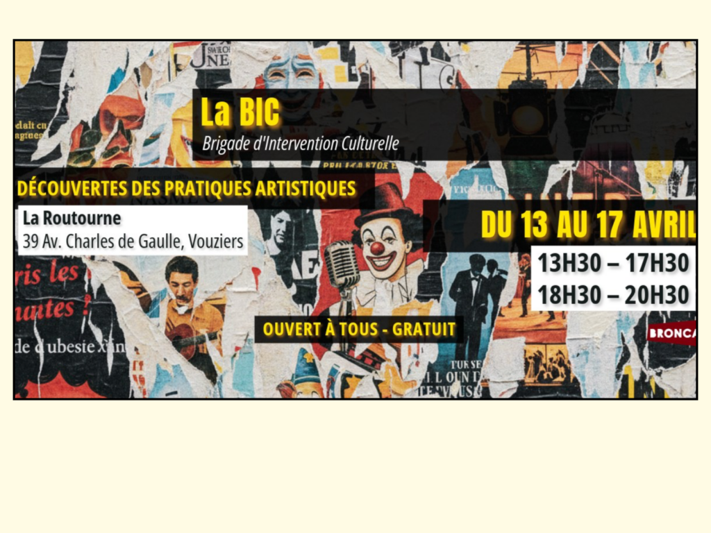 La BIC du 13 au 17 mai !